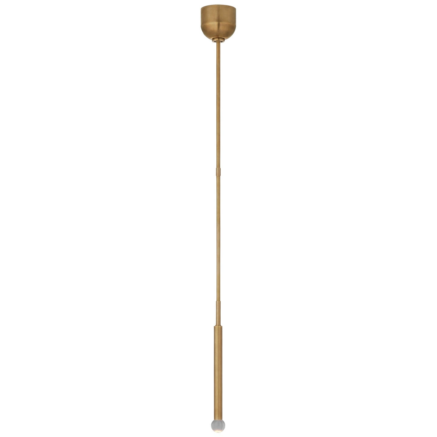 Visual Comfort Signature - KW 5586AB-CG - LED Pendant - Rousseau - Antique-Burnished Brass