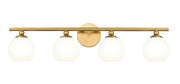 Z-Lite - 1100-4V-MGLD - Four Light Vanity - Neoma - Modern Gold