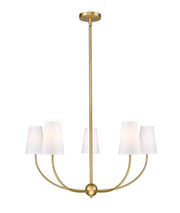 Z-Lite - 3040-32RB - Five Light Chandelier - Shannon - Rubbed Brass