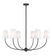 Z-Lite - 3040-42MB - Six Light Chandelier - Shannon - Matte Black