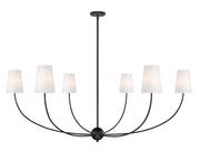 Z-Lite - 3040-62MB - Six Light Chandelier - Shannon - Matte Black