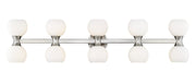 Z-Lite - 494-10V-BN - Ten Light Vanity - Artemis - Brushed Nickel