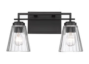 Z-Lite - 823-2V-MB - Two Light Vanity - Lyna - Matte Black