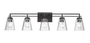 Z-Lite - 823-5V-MB - Five Light Vanity - Lyna - Matte Black