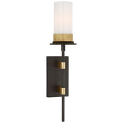Visual Comfort Signature - RB 2012WI/AB-WG - LED Wall Sconce - Beza - Warm Iron and Antique Brass