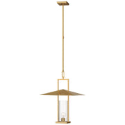 Visual Comfort Signature - RB 5052AB-CG - LED Lantern - Amity - Antique Brass