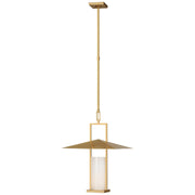 Visual Comfort Signature - RB 5052AB-WG - LED Lantern - Amity - Antique Brass