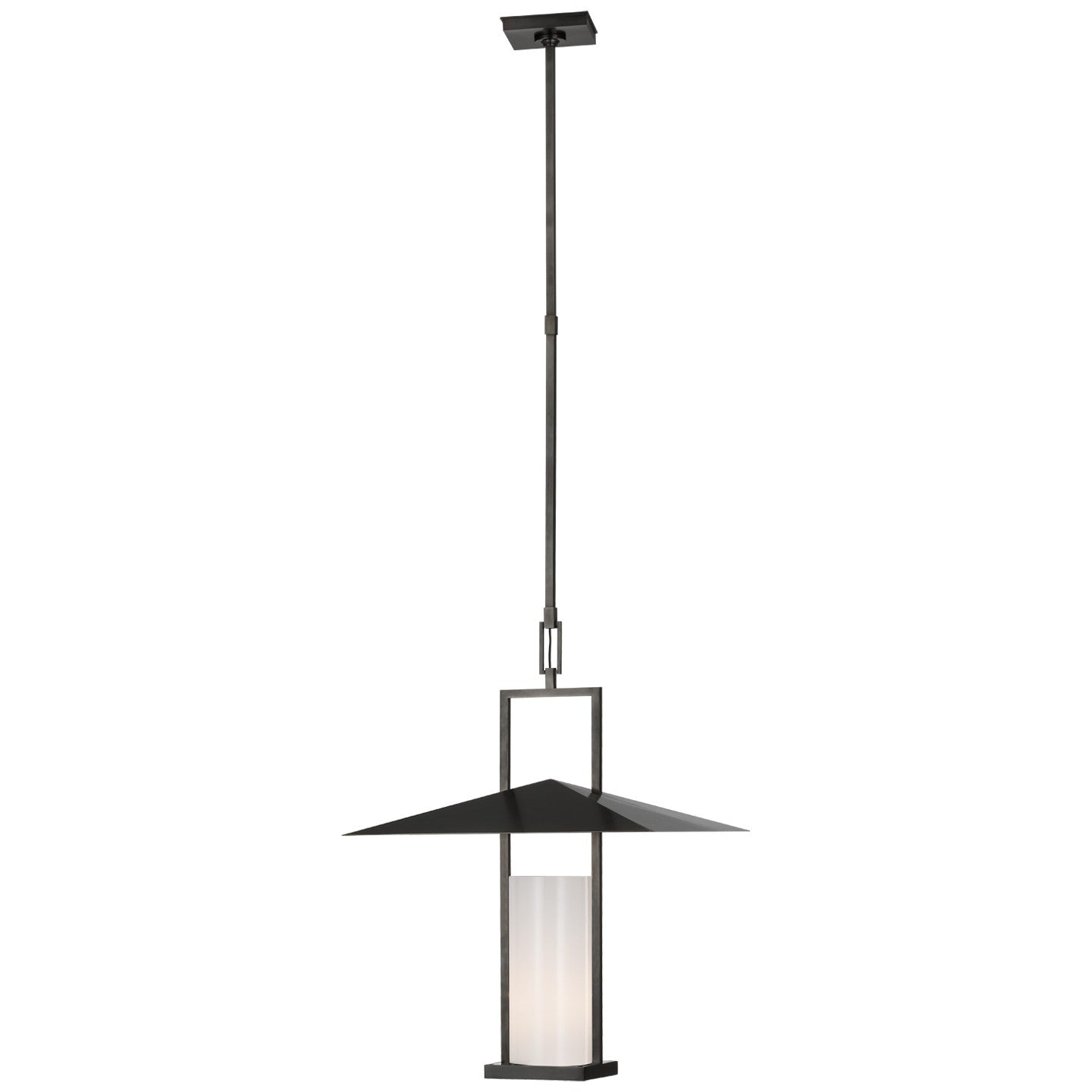 Visual Comfort Signature - RB 5052BZ/AB-WG - LED Lantern - Amity - Bronze and Brass