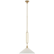 Visual Comfort Signature - RB 5061AB-BSQ - LED Pendant - Argo - Antique Brass
