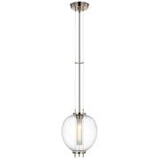 Visual Comfort Signature - RB 5096AN-CG - LED Pendant - Taro - Antique Nickel