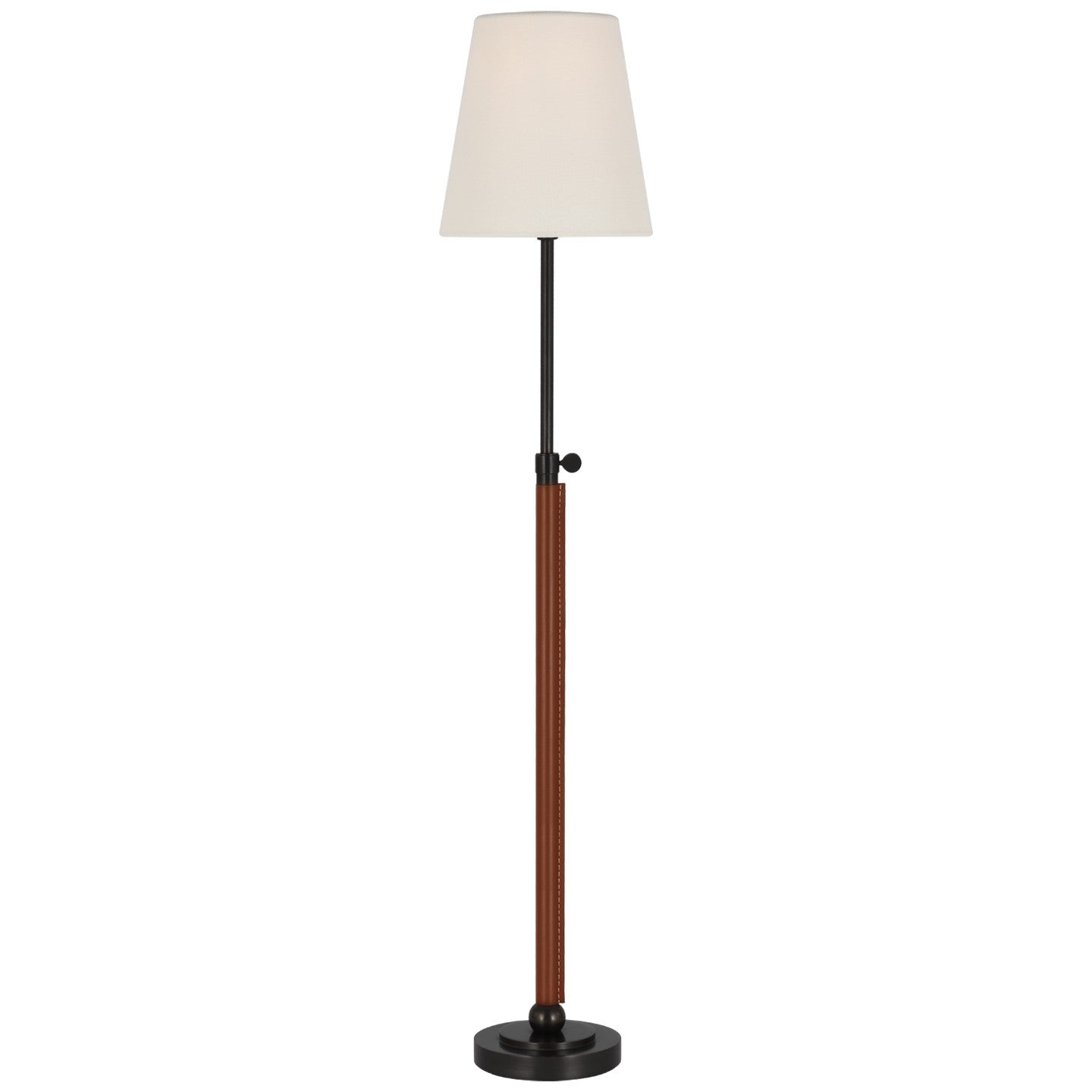 Visual Comfort Signature - TOB 3580BZ/SDL-L - LED Floor Lamp - Bryant Wrapped - Bronze and Saddle Leather
