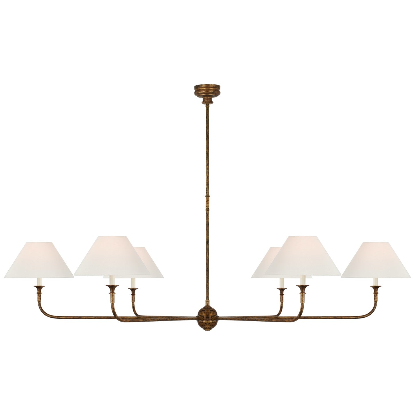 Visual Comfort Signature - TOB 5454AG-L - LED Chandelier - Piaf - Antique Gild