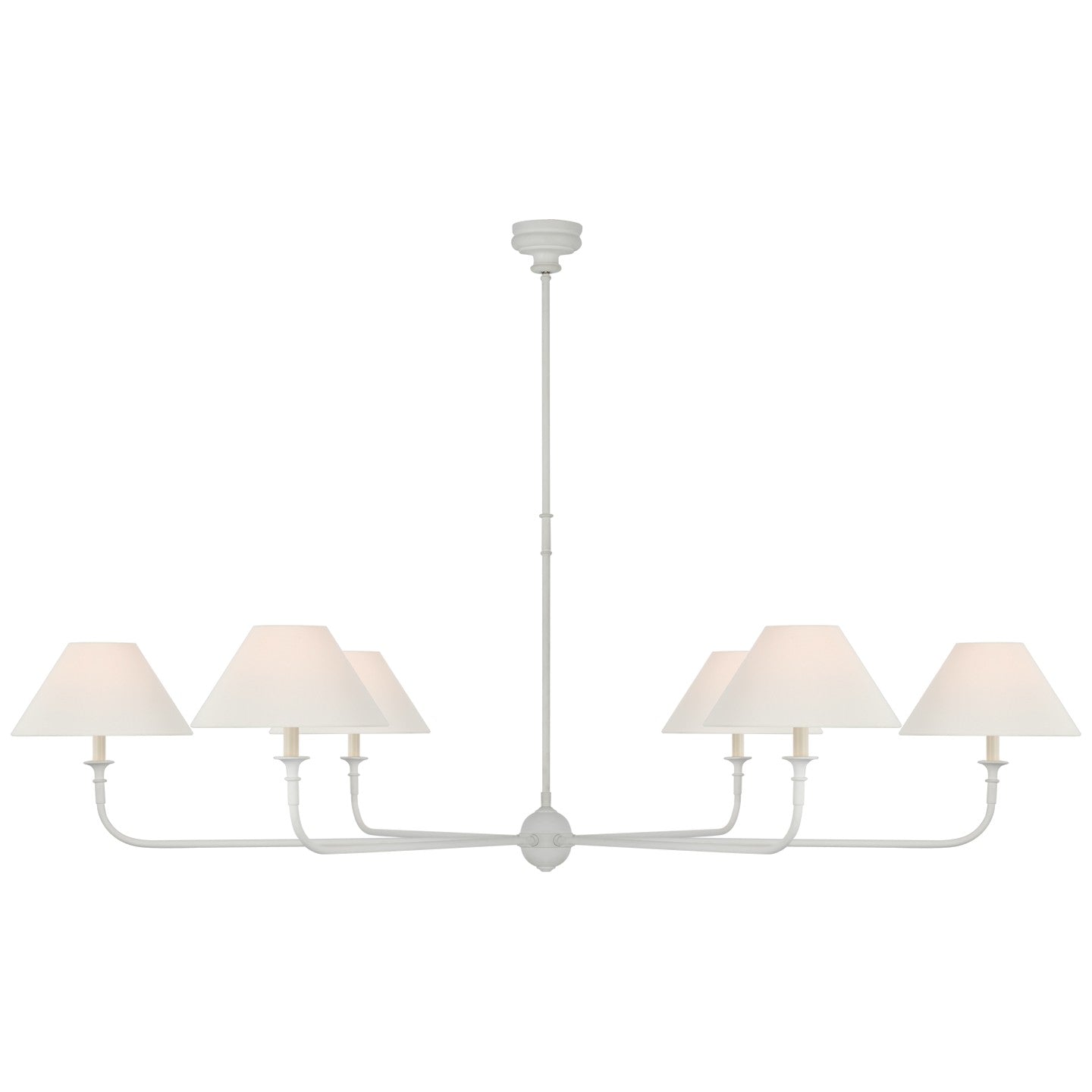 Visual Comfort Signature - TOB 5454PW-L - LED Chandelier - Piaf - Plaster White