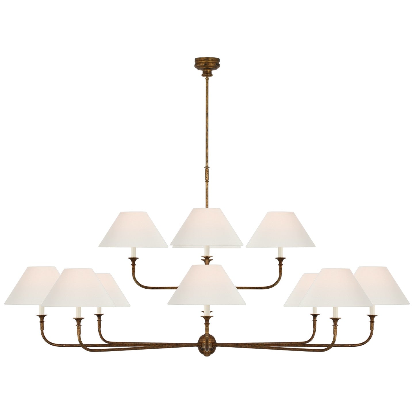Visual Comfort Signature - TOB 5458AG-L - LED Chandelier - Piaf - Antique Gild