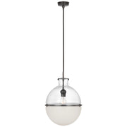 Visual Comfort Signature - TOB 5486BZ-CG/WG - LED Pendant - Maxey - Bronze