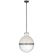 Visual Comfort Signature - TOB 5486BZ-WG/CG - LED Pendant - Maxey - Bronze