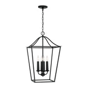 Capital Lighting - 550641BI - Four Light Foyer Pendant - Grady - Black Iron