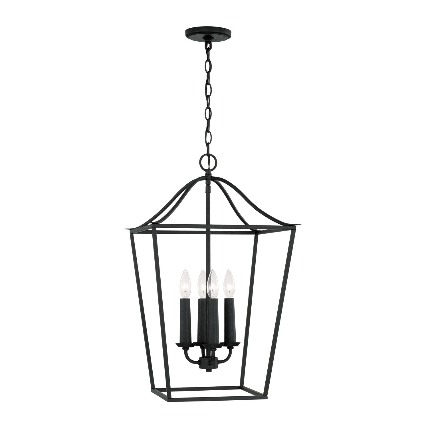 Capital Lighting - 550641BI - Four Light Foyer - Grady - Black Iron