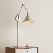 Millennium - 11001-MG - One Light Swing Arm Wall Sconce - Edward - Modern Gold