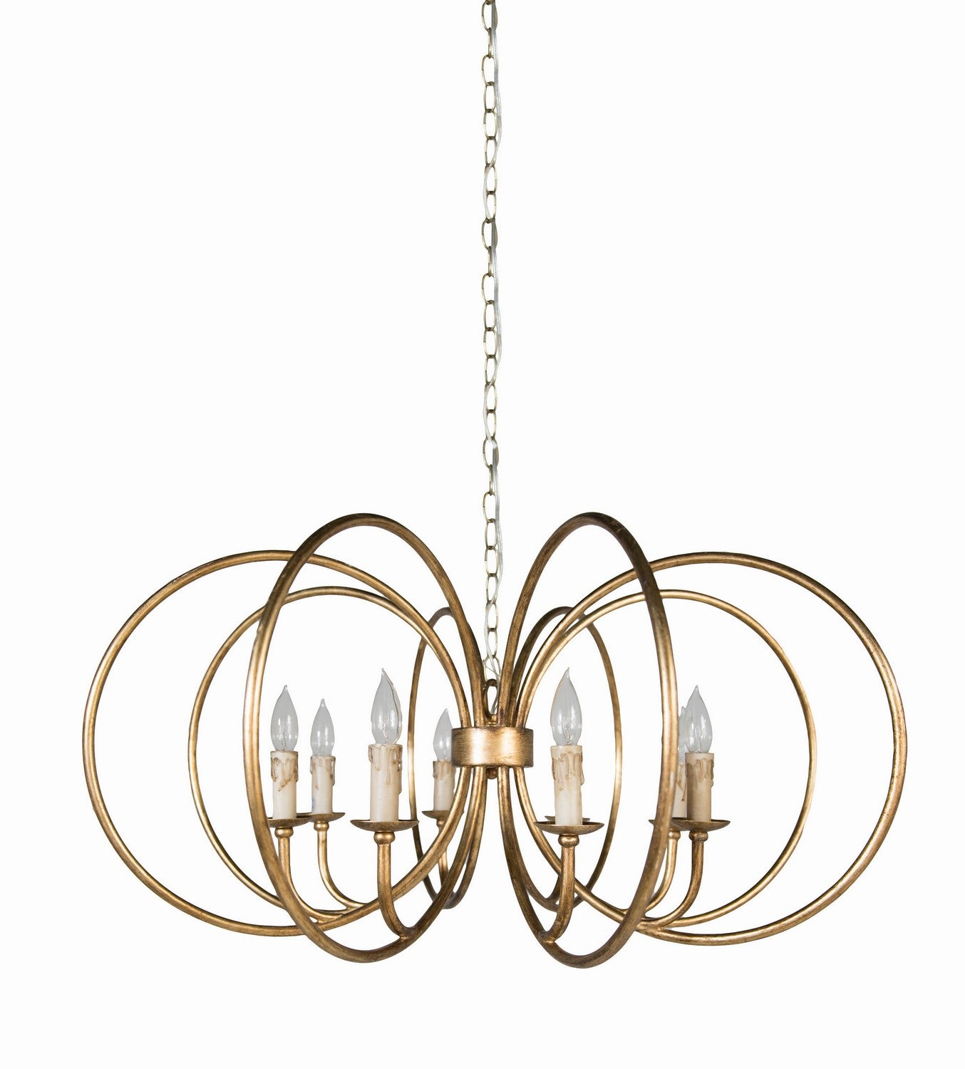 Gabby - SCH-153140 - Eight Light Chandelier - Alta - Antique Gold