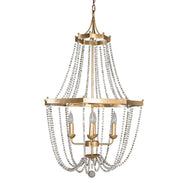 Gabby - SCH-153200 - Four Light Chandelier - Whitney - Vintage Gold/Antique White