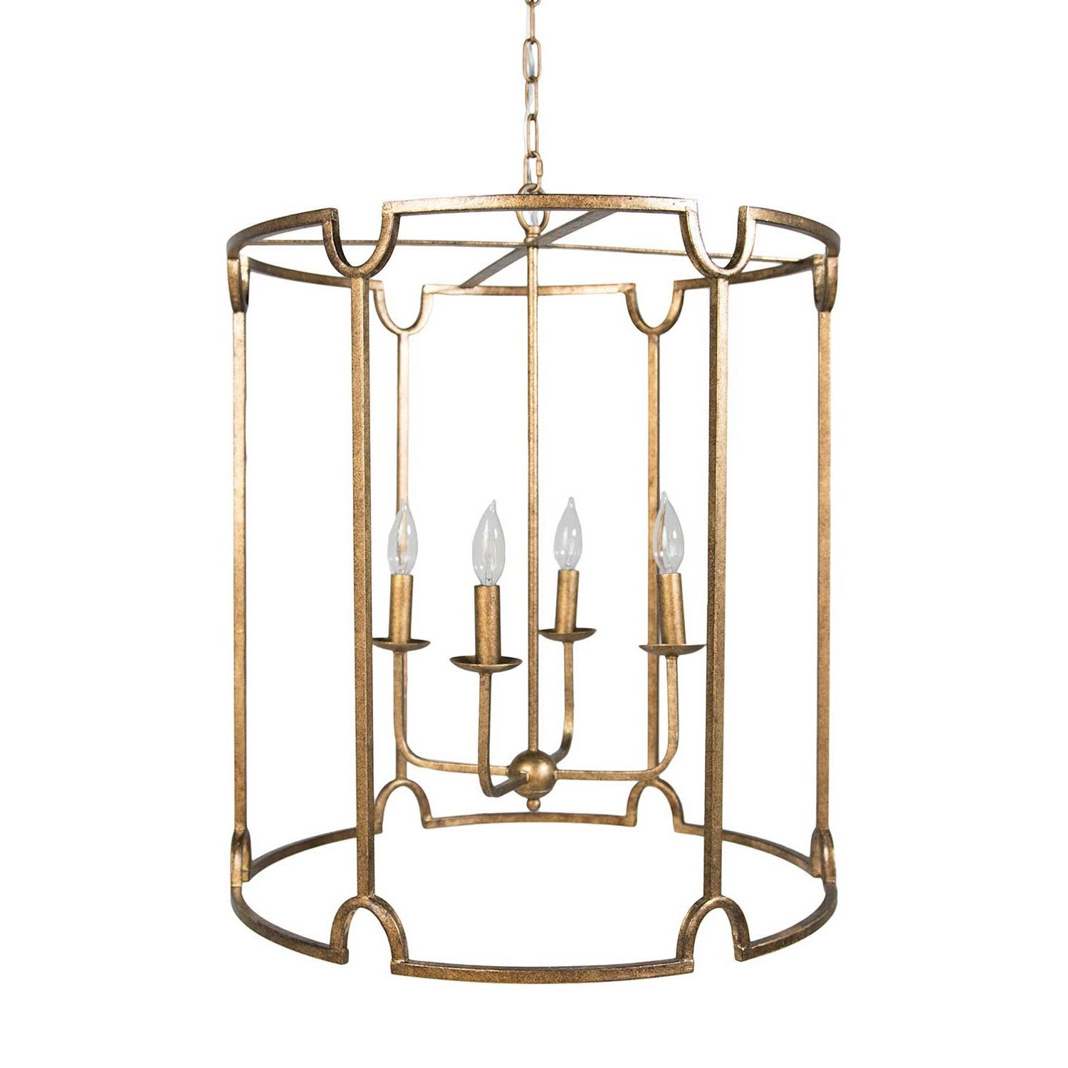 Gabby - SCH-153720 - Four Light Chandelier - Stella - Ashwell Gold