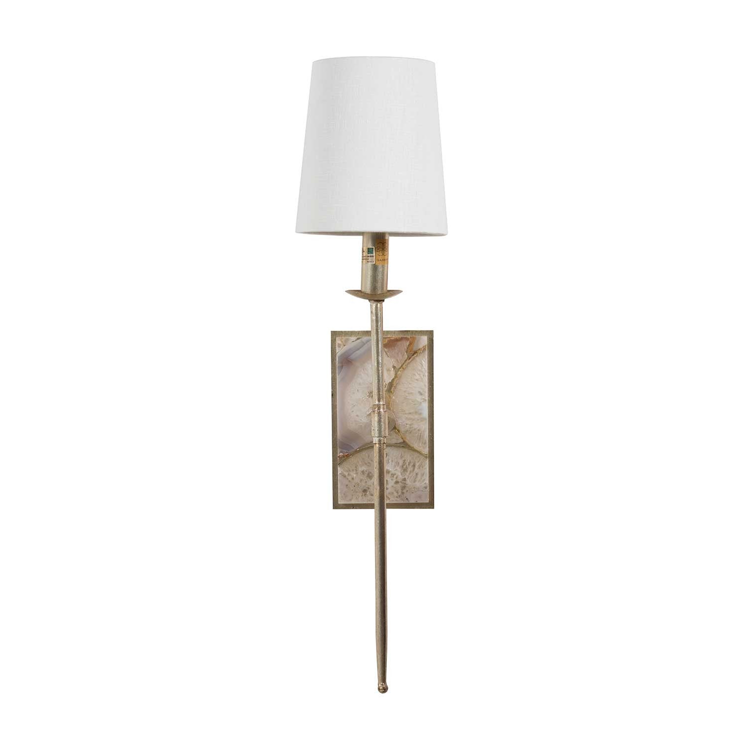 Gabby - SCH-155755 - One Light Wall Sconce - Garnet - Champagne Silver