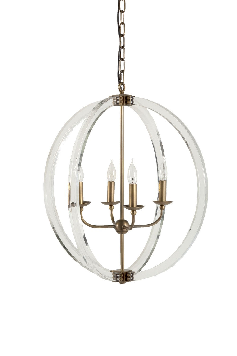 Gabby - SCH-156015 - Four Light Chandelier - Grayson - Antique Brass