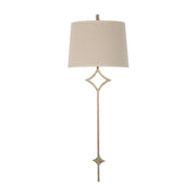 Gabby - SCH-156095 - One Light Wall Sconce - Theresa - Champagne Silver/Cream Linen
