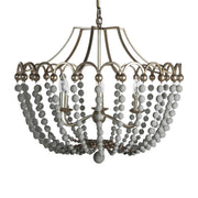 Gabby - SCH-157015 - Six Light Chandelier - Peggy - Champagne Silver/Dove White