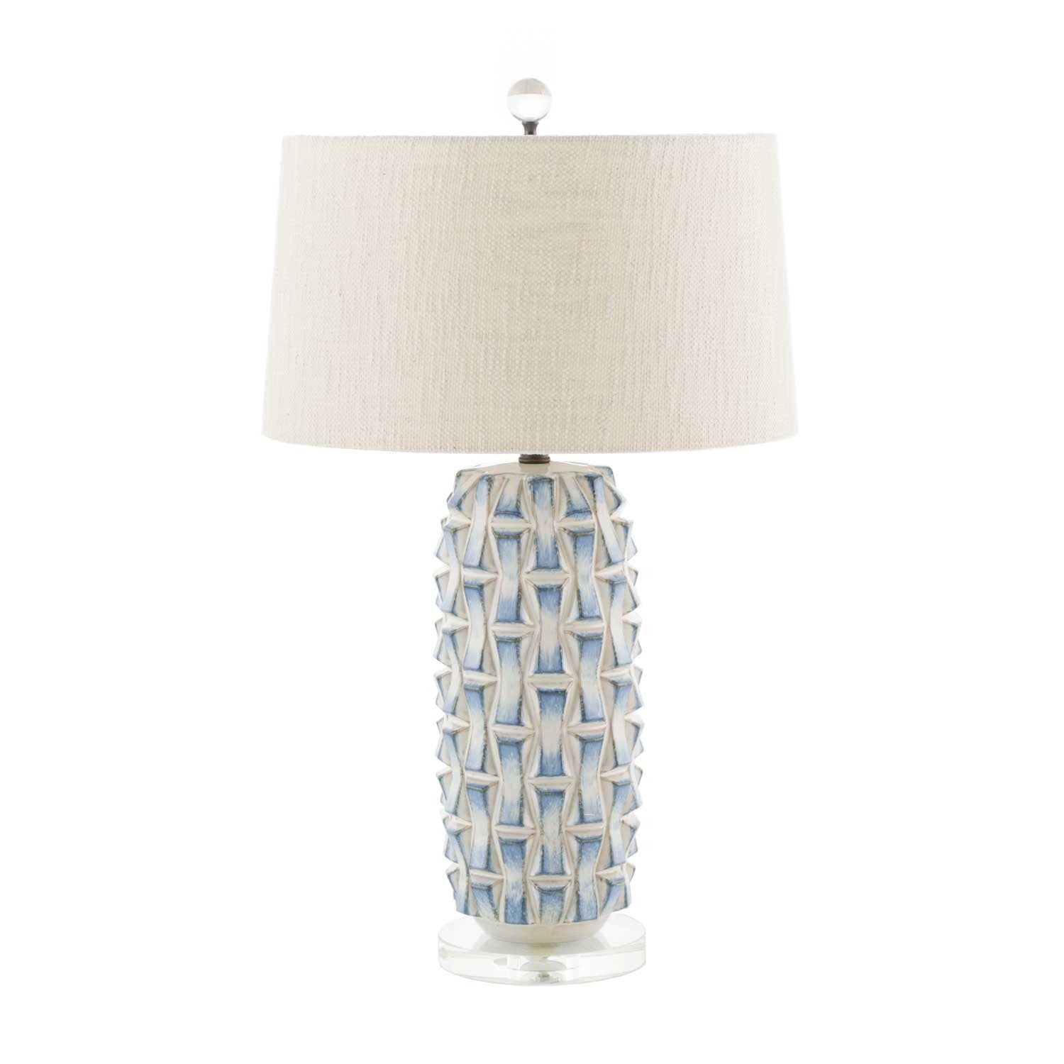 Gabby - SCH-158325 - One Light Table Lamp - Kelly - Blue and White Ceramic/Burnished Bronze