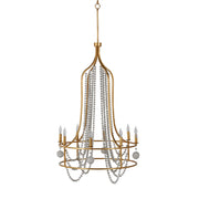 Gabby - SCH-166010 - Eight Light Chandelier - Neville - Vintage Gold/Distressed Ivory