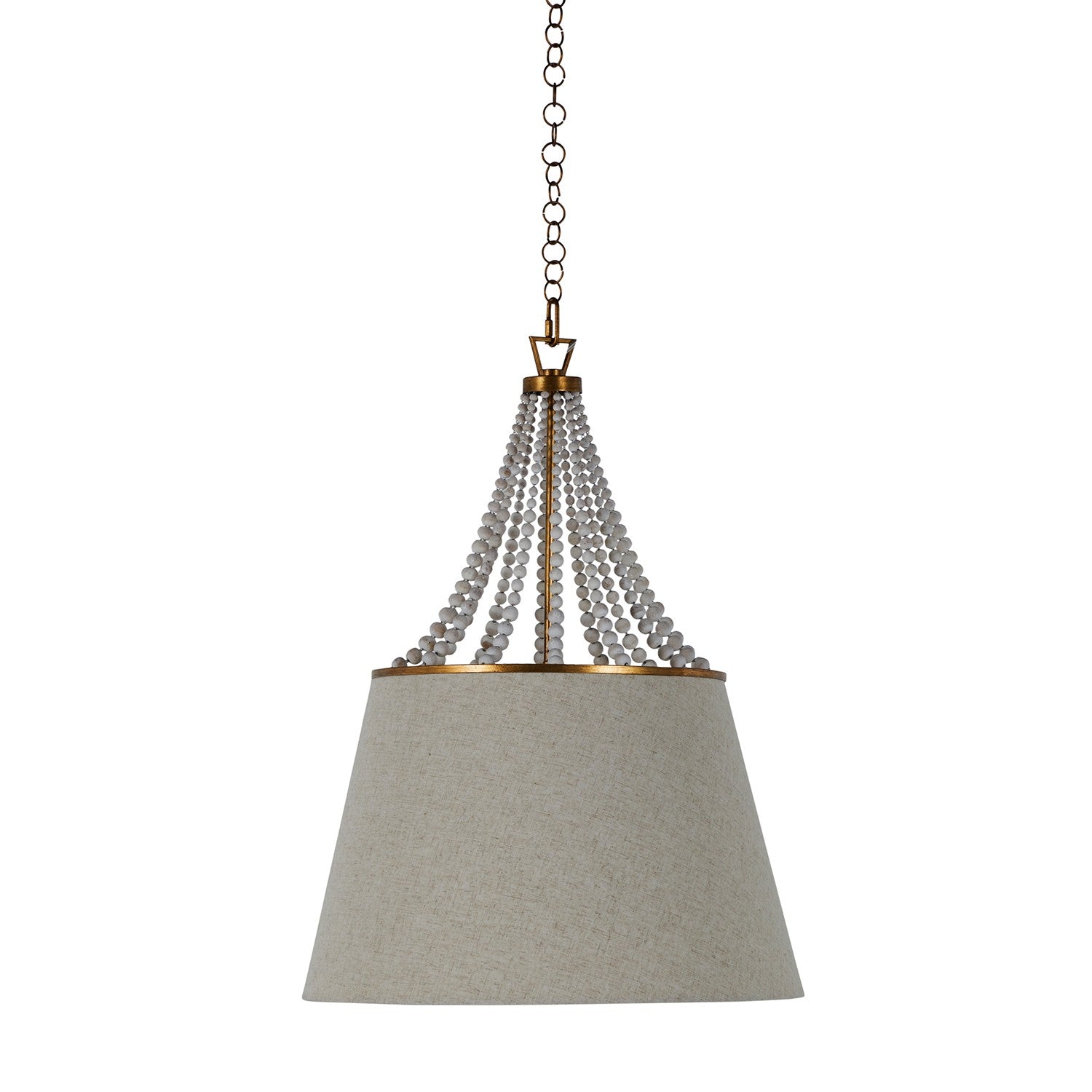 Gabby - SCH-166015 - Four Light Pendant - Sonny - Antique Gold/Whitewashed Wood