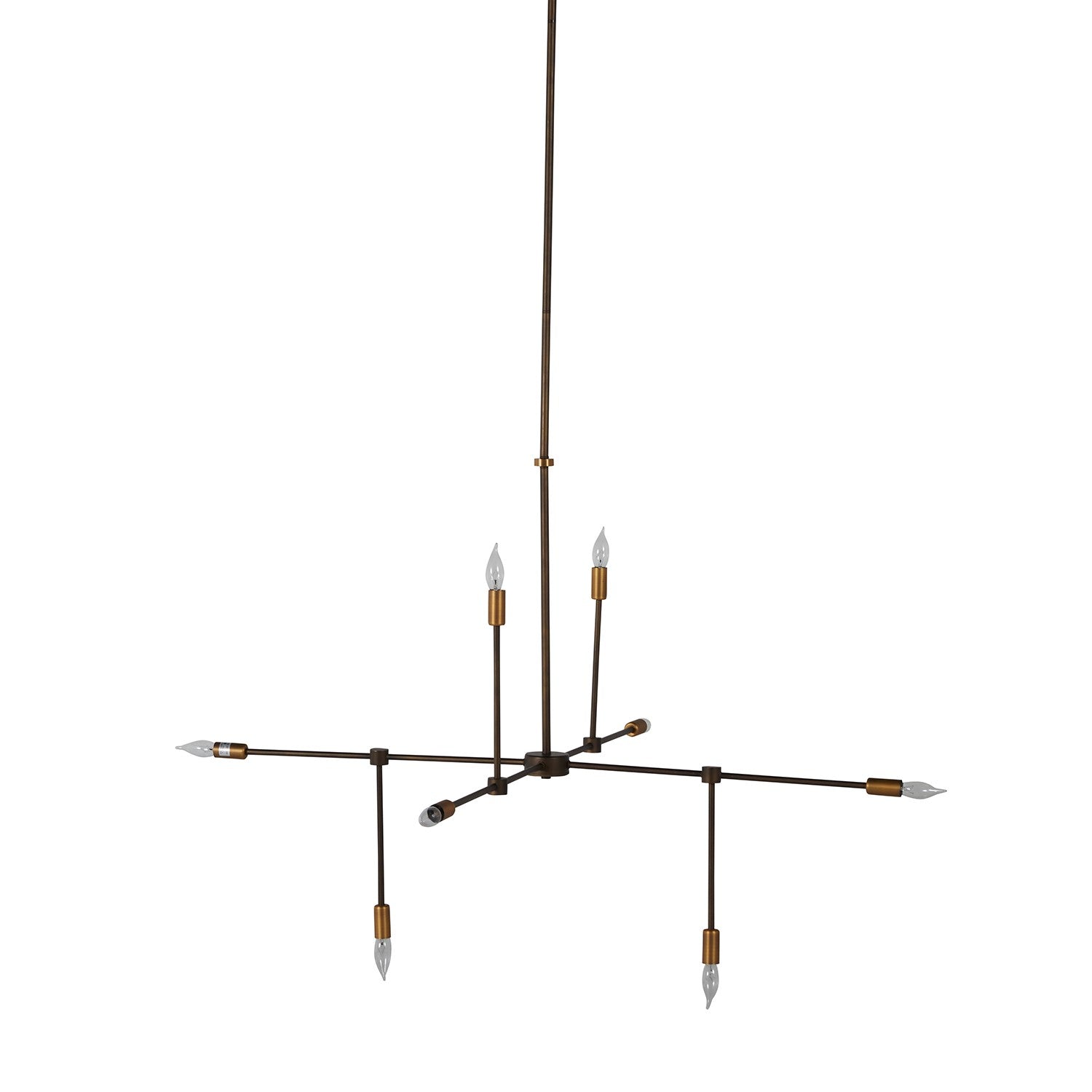 Gabby - SCH-166025 - Eight Light Chandelier - Lanier - Antique Brass/Matte Bronze