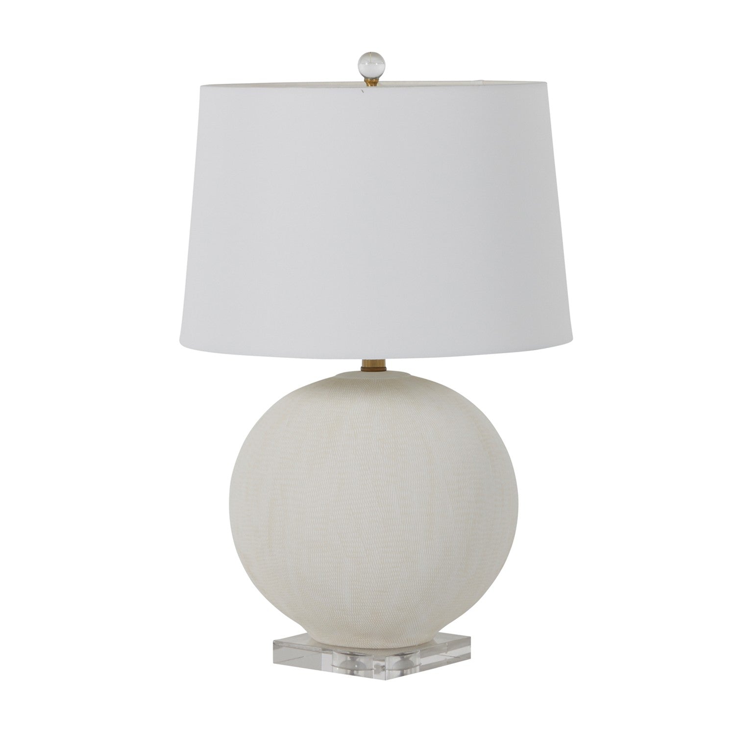 Gabby - SCH-166100 - One Light Table Lamp - Wheeler - Natural White Ceramic/Matte Antique Brass