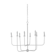 Gabby - SCH-168010 - Eight Light Chandelier - Lilly - Plaster White