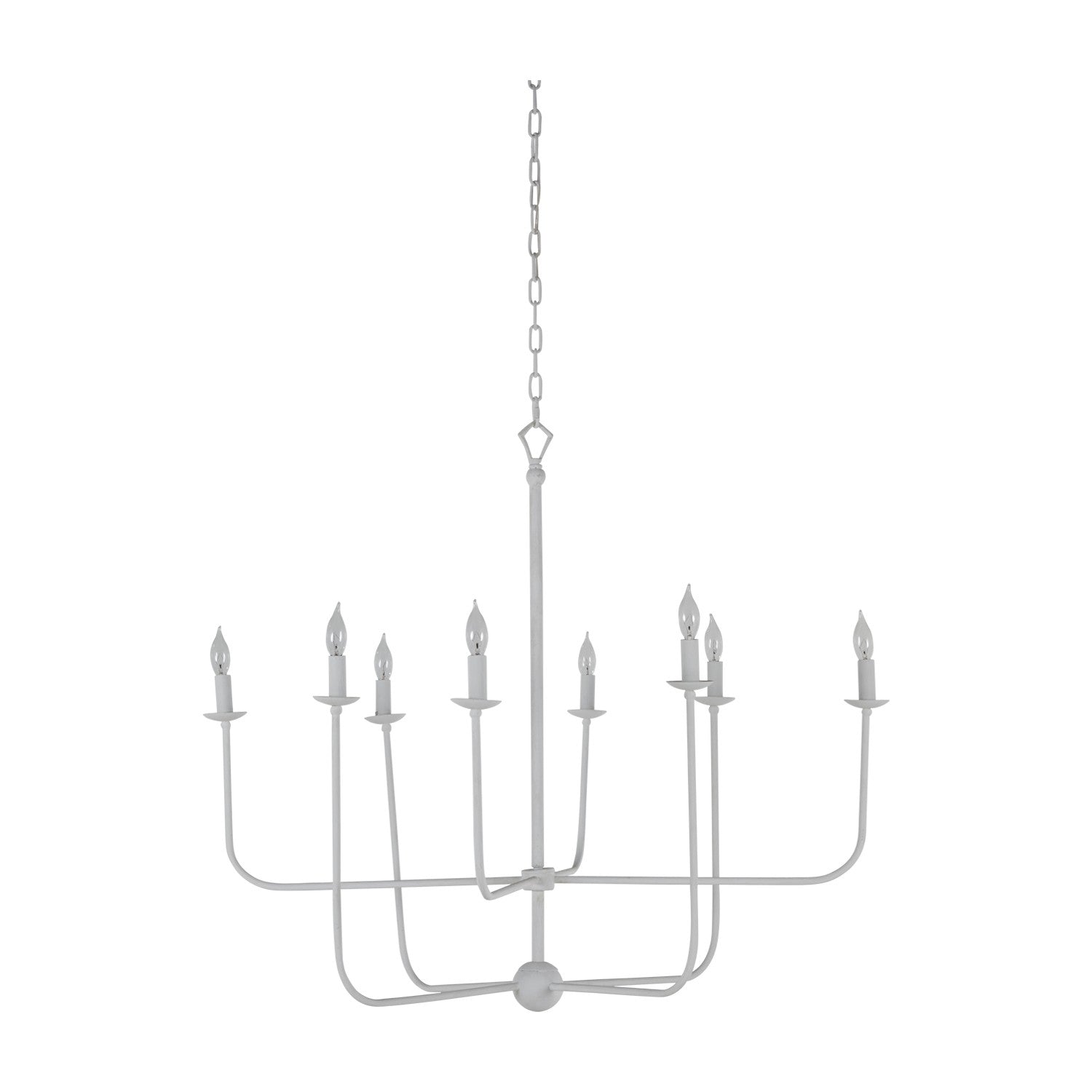 Gabby - SCH-168010 - Eight Light Chandelier - Lilly - Plaster White