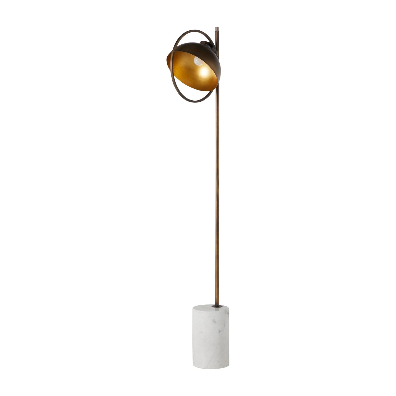 Gabby - SCH-168070 - One Light Floor Lamp - Olsen - Rubbed Brass/Antique Vintage Gold