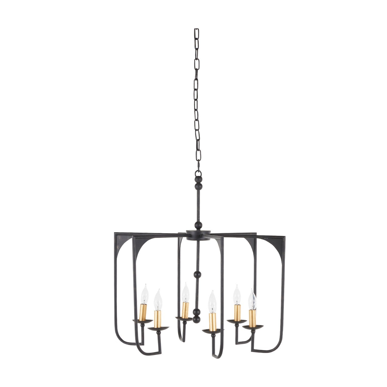 Gabby - SCH-169010 - Six Light Chandelier - Casen - Antique Bronze/Vintage Gold