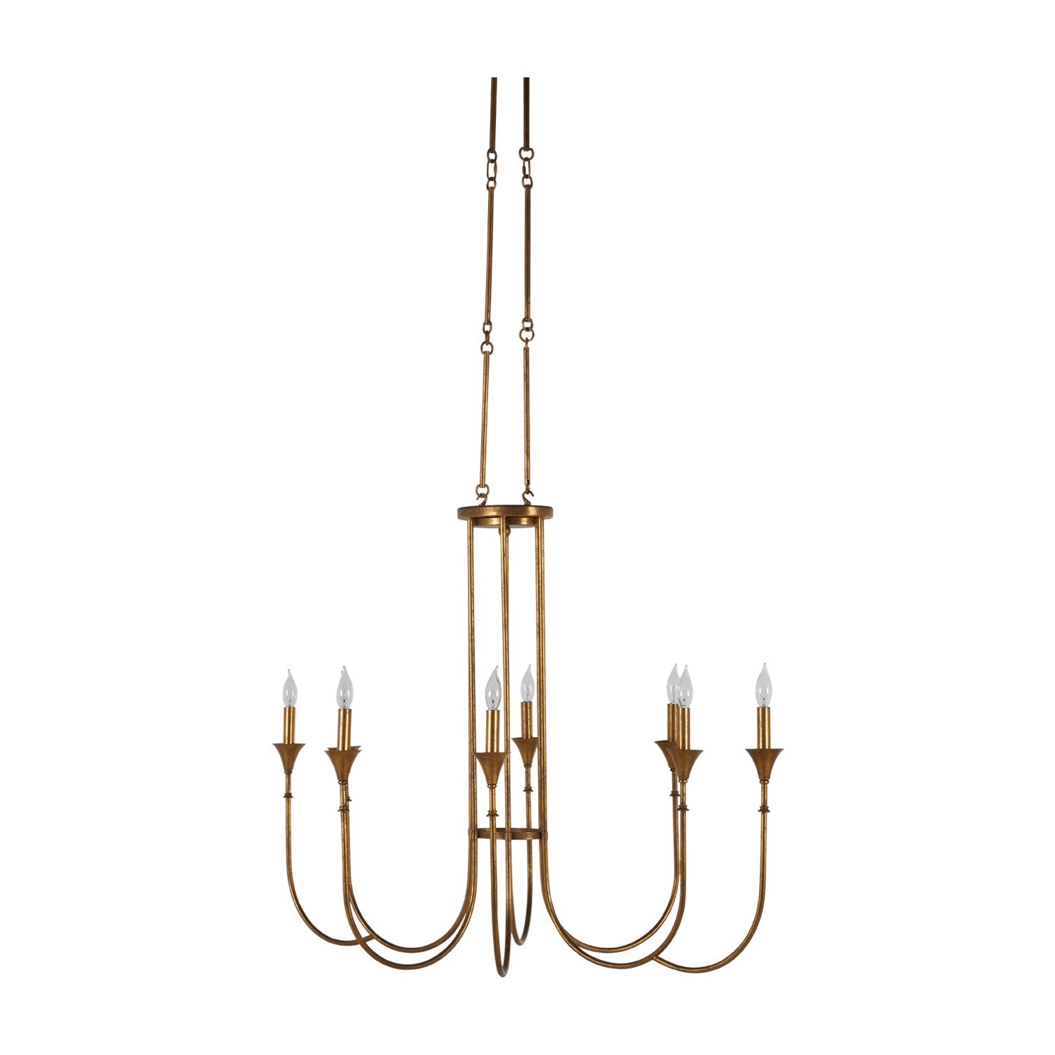 Gabby - SCH-169020 - Eight Light Chandelier - Kathleen - Gilded Gold