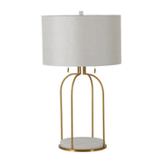 Gabby - SCH-169085 - One Light Table Lamp - Joan - Antique Bronze/White Linen