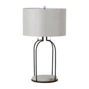 Gabby - SCH-169090 - One Light Table Lamp - Joan - Brass/White Linen