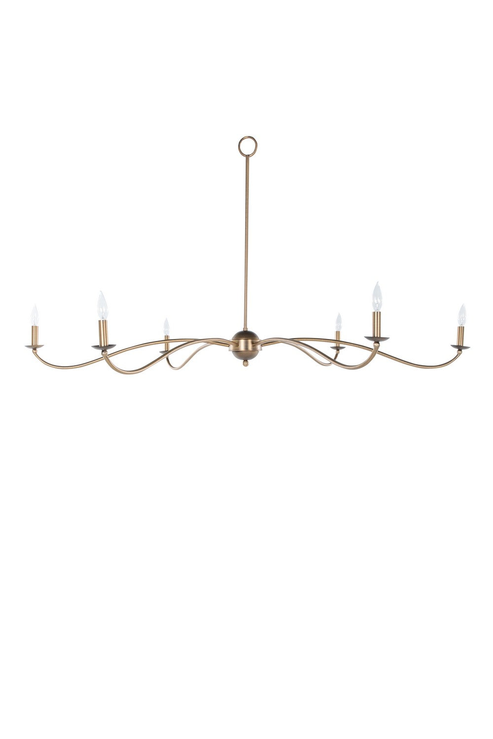 Gabby - SCH-170010 - Six Light Chandelier - Irvine - Rubbed Bronze/Antique Brass