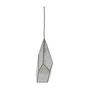 Gabby - SCH-170350 - One Light Pendant - Malia - Antique Brushed Brass/Silver Mercury Glass
