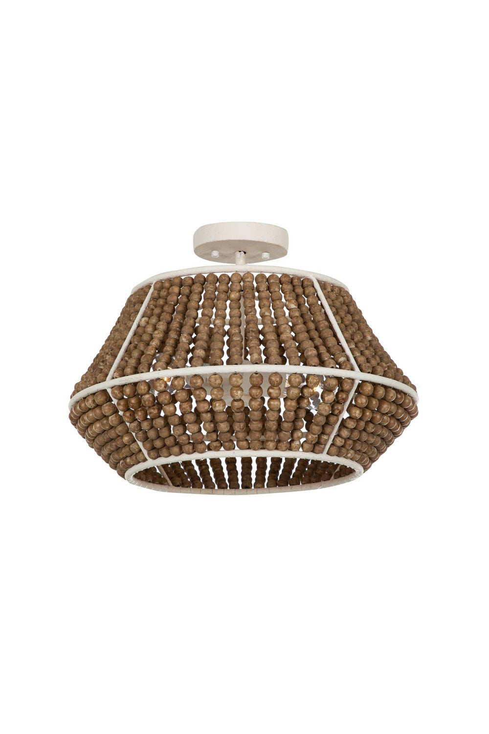 Gabby - SCH-170460 - Two Light Semi-Flush Mount - Gilmer - Plaster/Beige Washed Wood