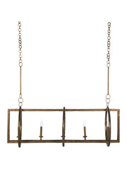 Gabby - SCH-175022 - Five Light Chandelier - Leo - Aged Blonde Brass