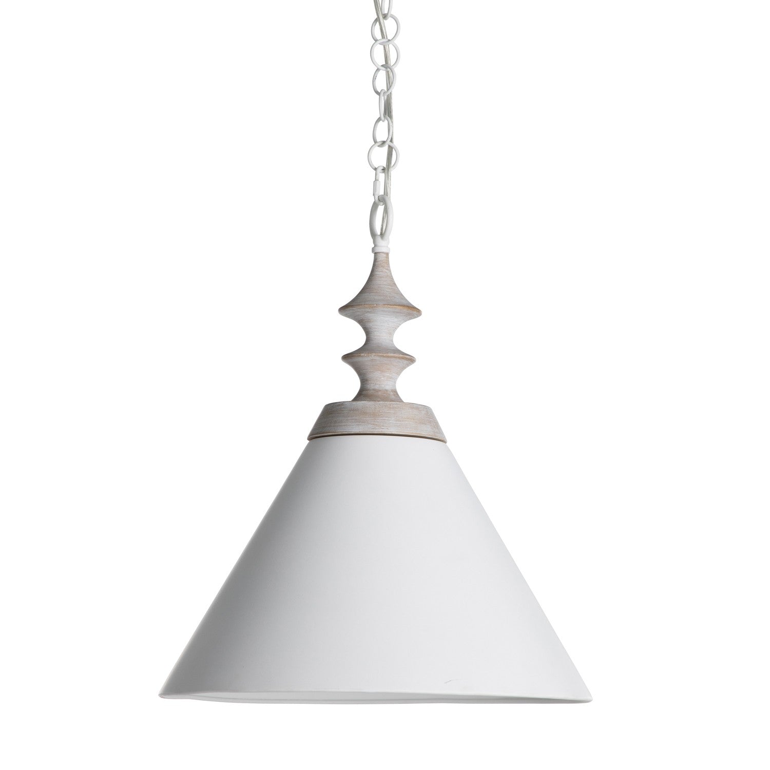 Gabby - SCH-175106 - One Light Pendant - Tovah - Natural Whitewashed Wood/Matte White