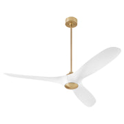 Quorum - 3-122-640 - 56" Ceiling Fan - Province - Aged Brass