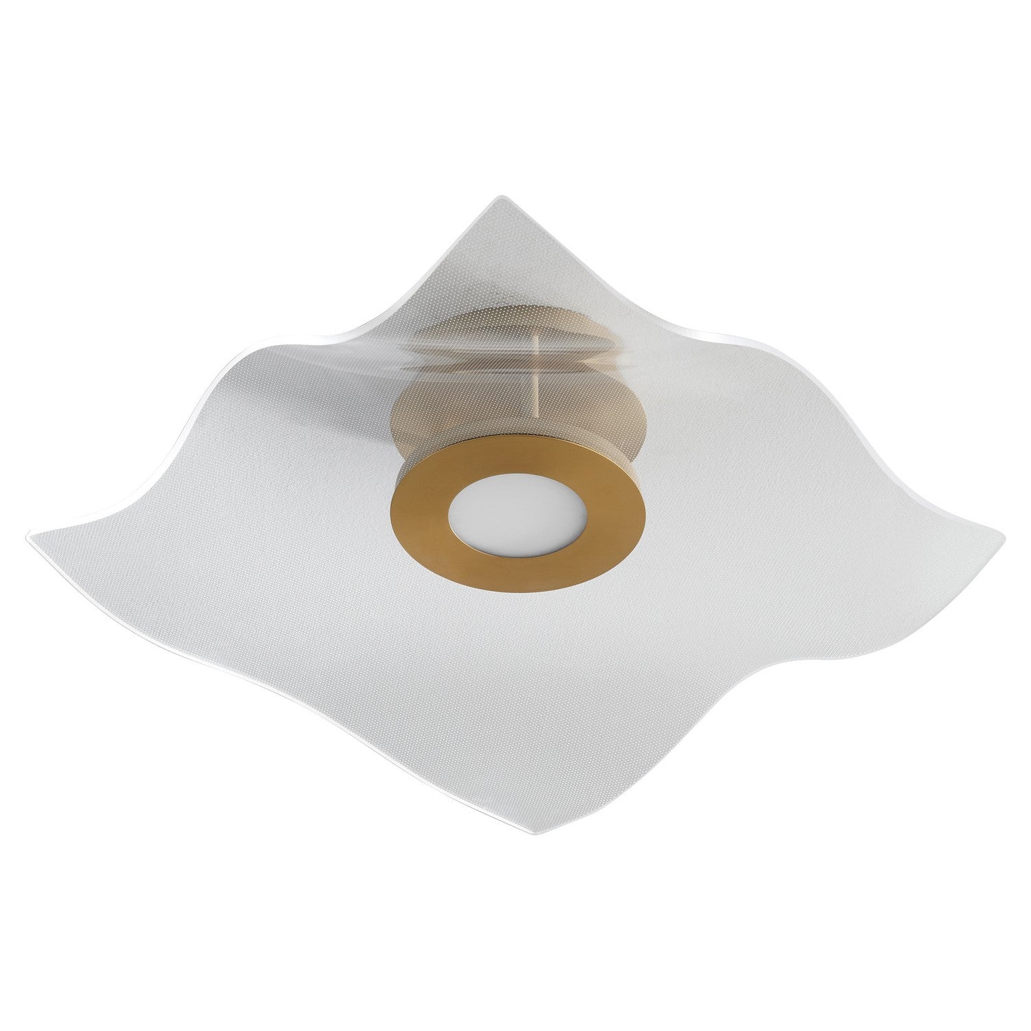 Quorum - 3-807-40 - LED Ceiling Mount - Medusa - Aged Brass