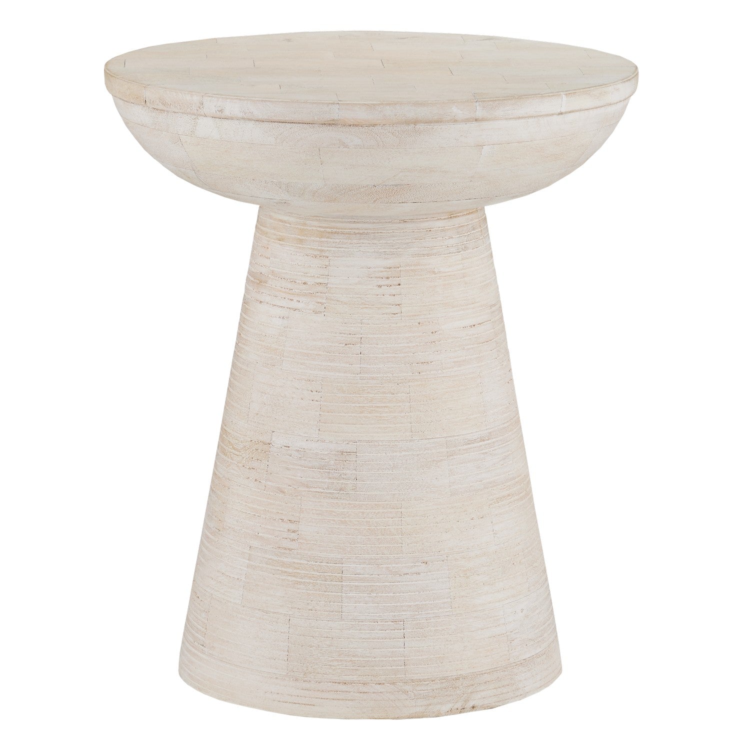 Currey and Company - 3000-0236 - Accent Table - Gati Collection - Whitewash